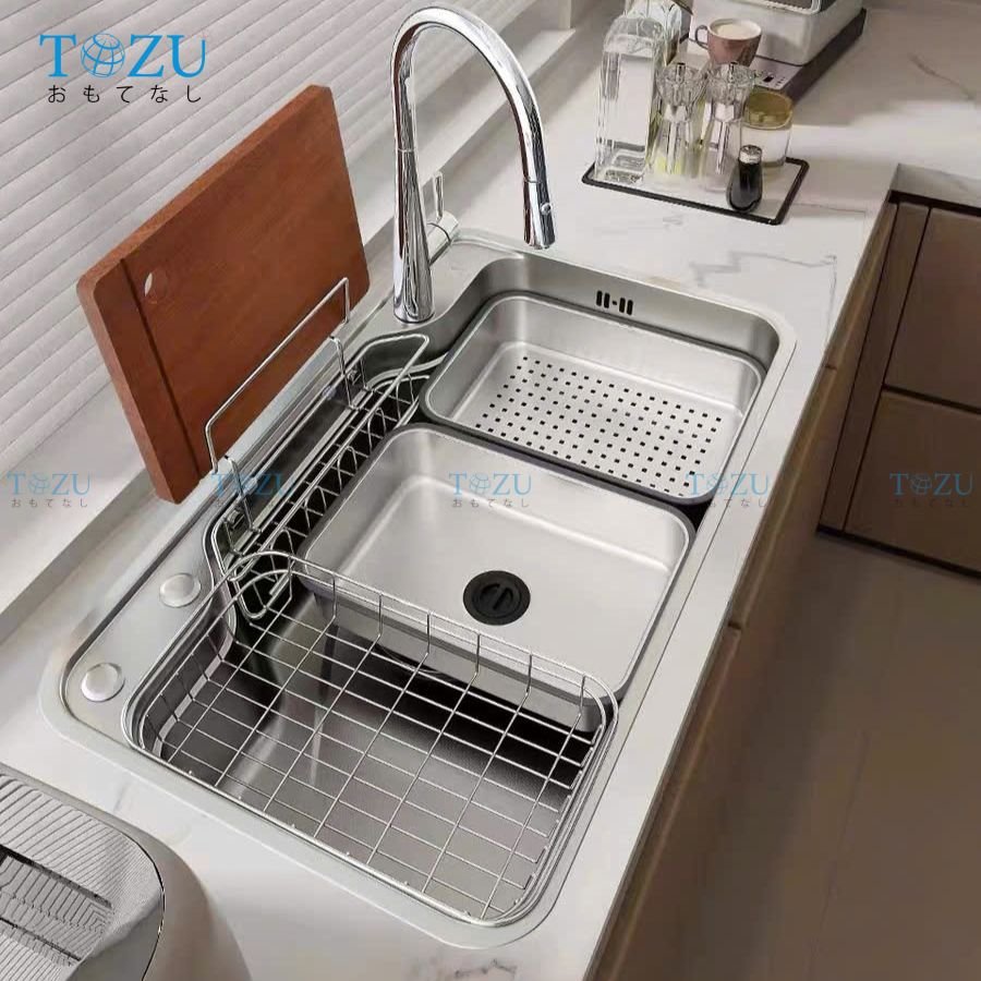 CHẬU RỬA BÁT TOZU CAO CẤP TK8248CSS-3P