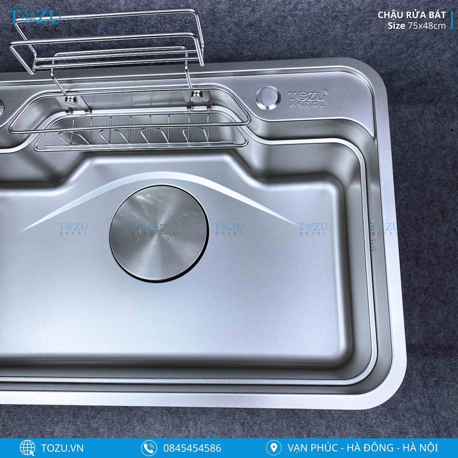 CHẬU RỬA BÁT TOZU CAO CẤP TK7548CSS-3P