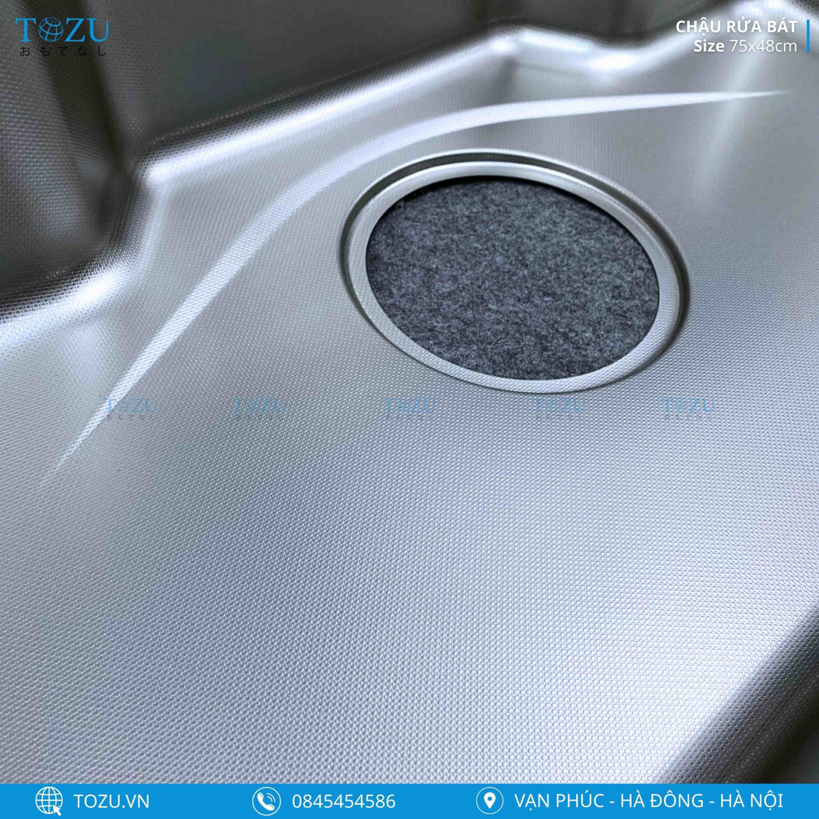 CHẬU RỬA BÁT TOZU CAO CẤP TK7548CSS-3P