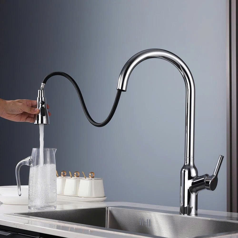 VÒI RỬA BÁT TOZU CURVE BRASS CHROME