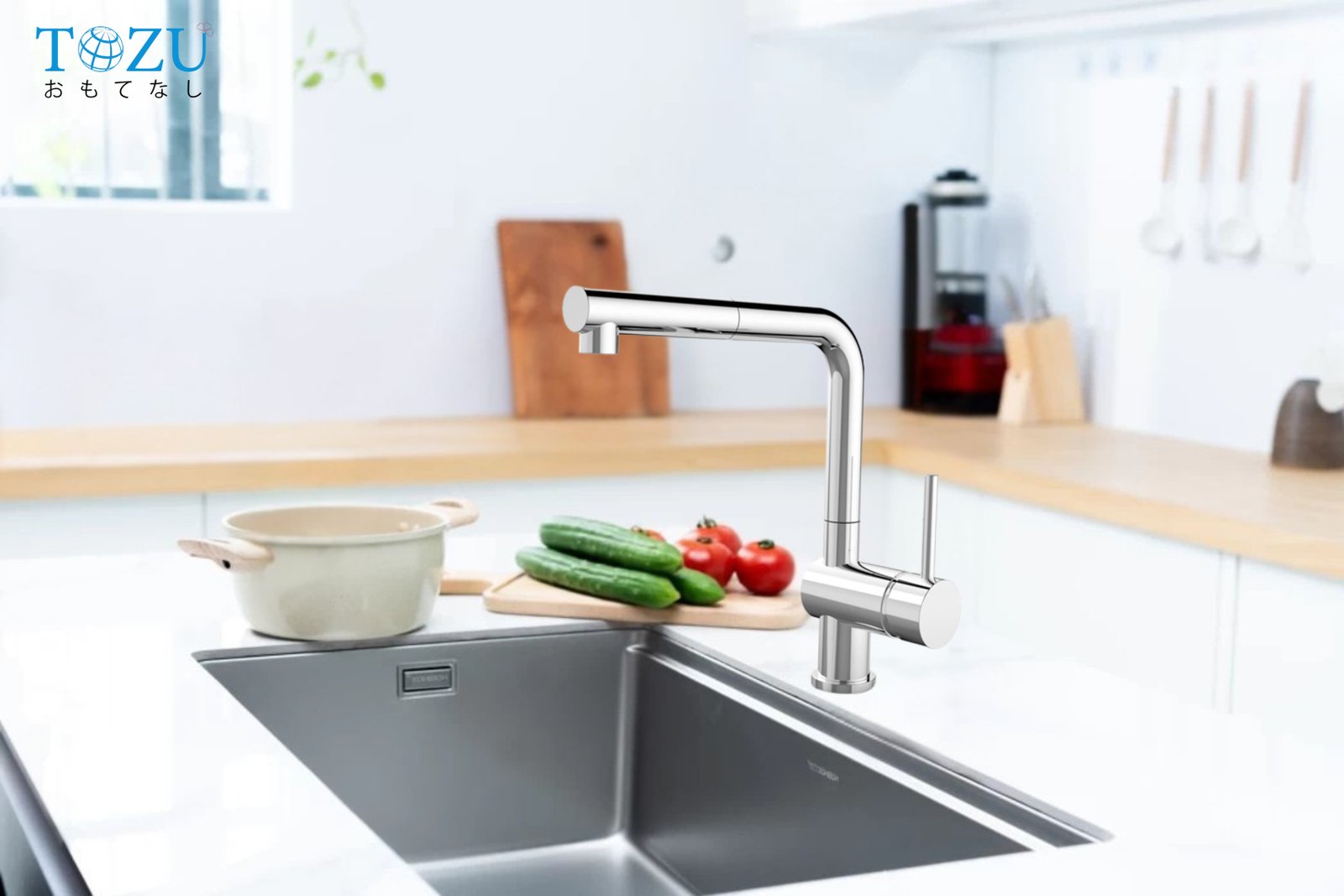VÒI RỬA BÁT TOZU SENREI CHROME-S